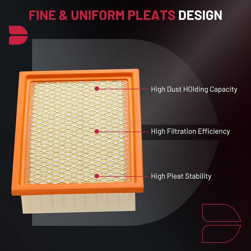 BDFHYK CA8997 Engine Air Filter Compatible with Ford Escape 2001-2012, Taurus 2000-2007 & Mercury Mariner 2005-2011, Sable 2000-2005 & Mazda Tribute 2001-2011 - Image 2